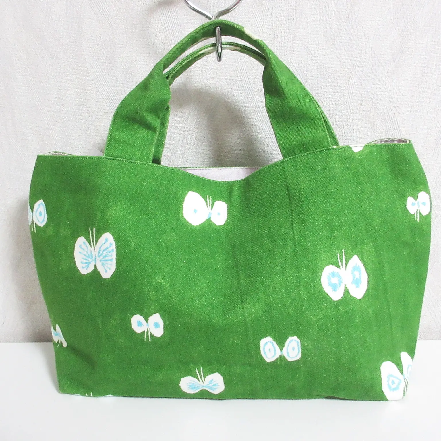 mina perhonen ミナペルホネン hana hane パニーニバッグ ハンドバッグ ra9919 グリーン