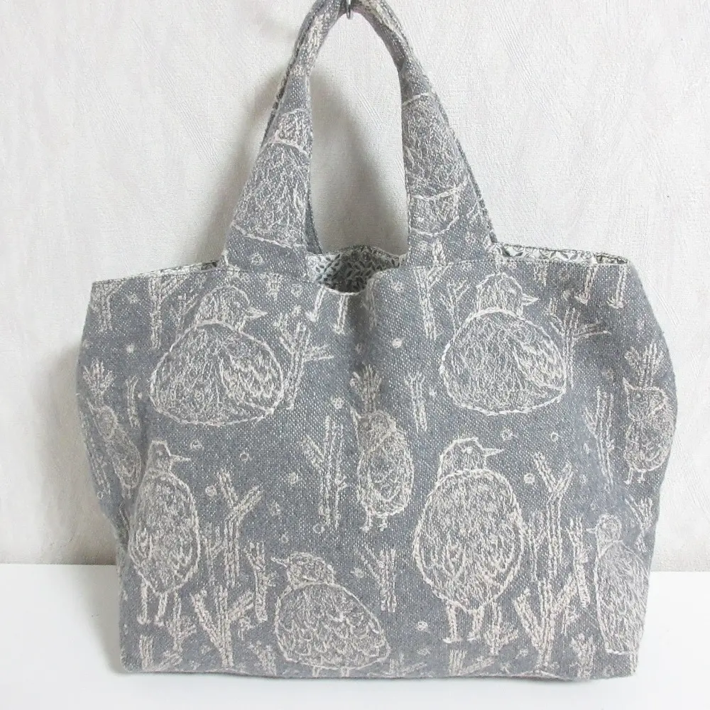 21AW mina perhonen ミナペルホネン home circle パニーニバッグ ハンドバッグ トートバッグ za9327 グレー