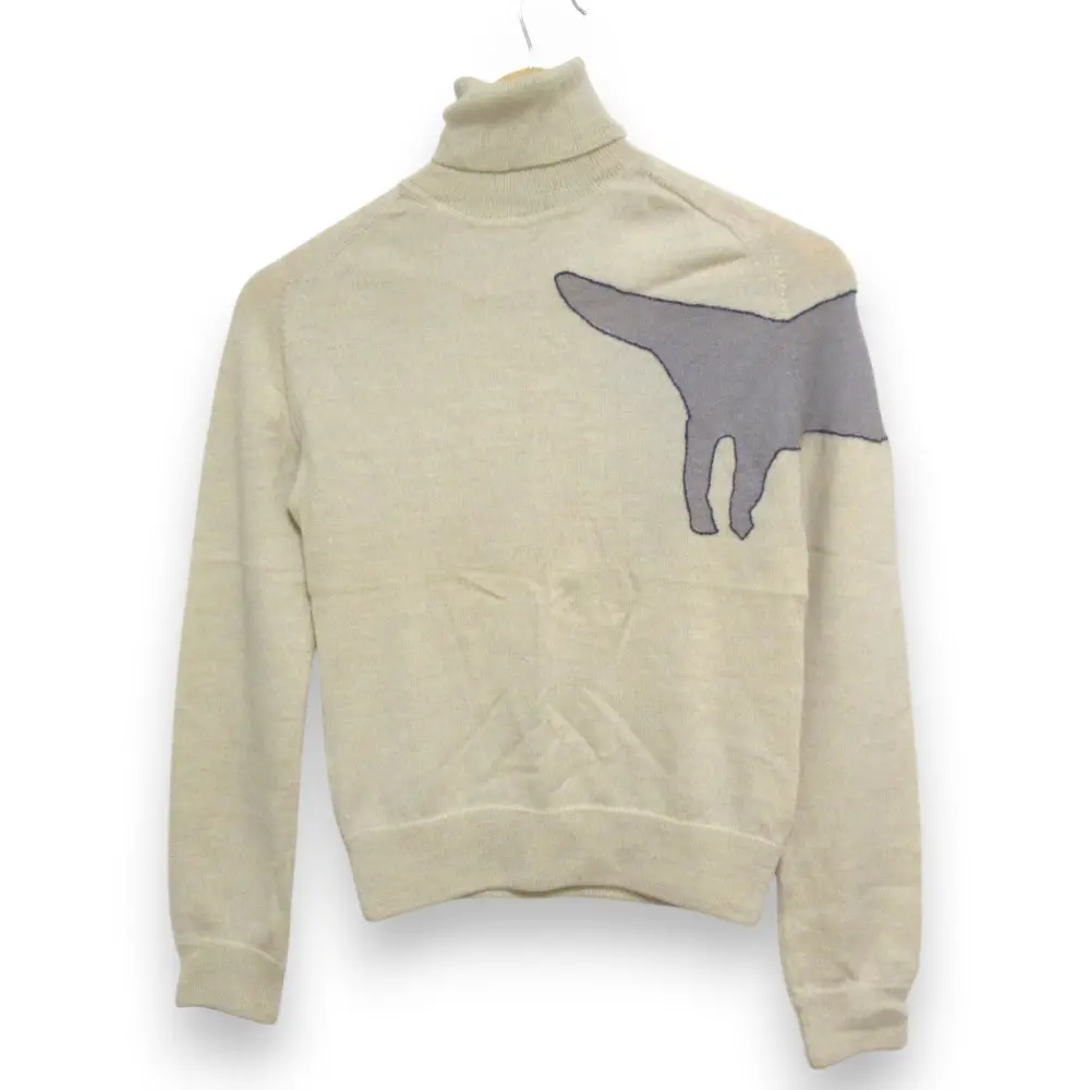 mina perhonen ミナペルホネン travel ウール×カシミヤ タートルネック 長袖 ニット セーター カットソー アイボリー