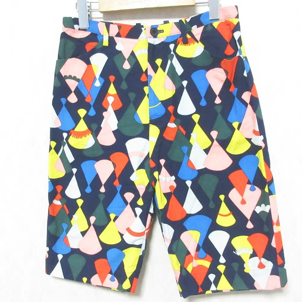 mina perhonen ミナペルホネン tepee ティピー プリント ショートパンツ ハーフパンツ qs4223 36 マルチカラー