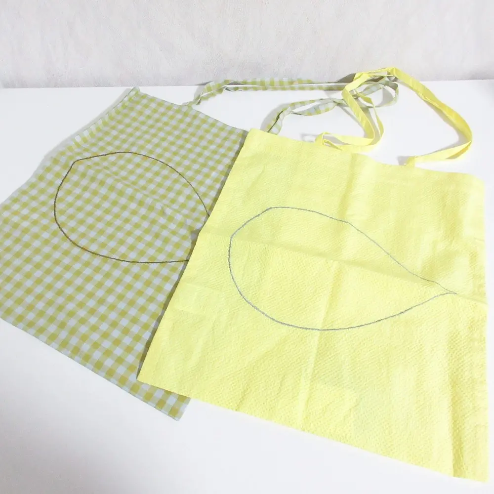 mina perhonen ミナペルホネン call限定 マチなし トートバッグ 2点セット イエロー系