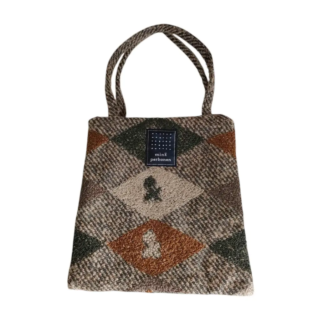 mina perhonen ミナペルホネン charades ミニバッグ ハンドバッグ マルチカラー