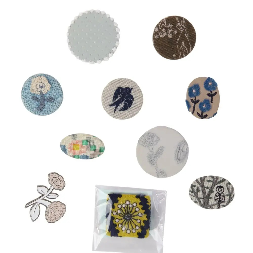 mina perhonen ミナペルホネン サンキューベリーバッジ ピン ブローチ タンバリン forest diamond 10点セット マルチカラー