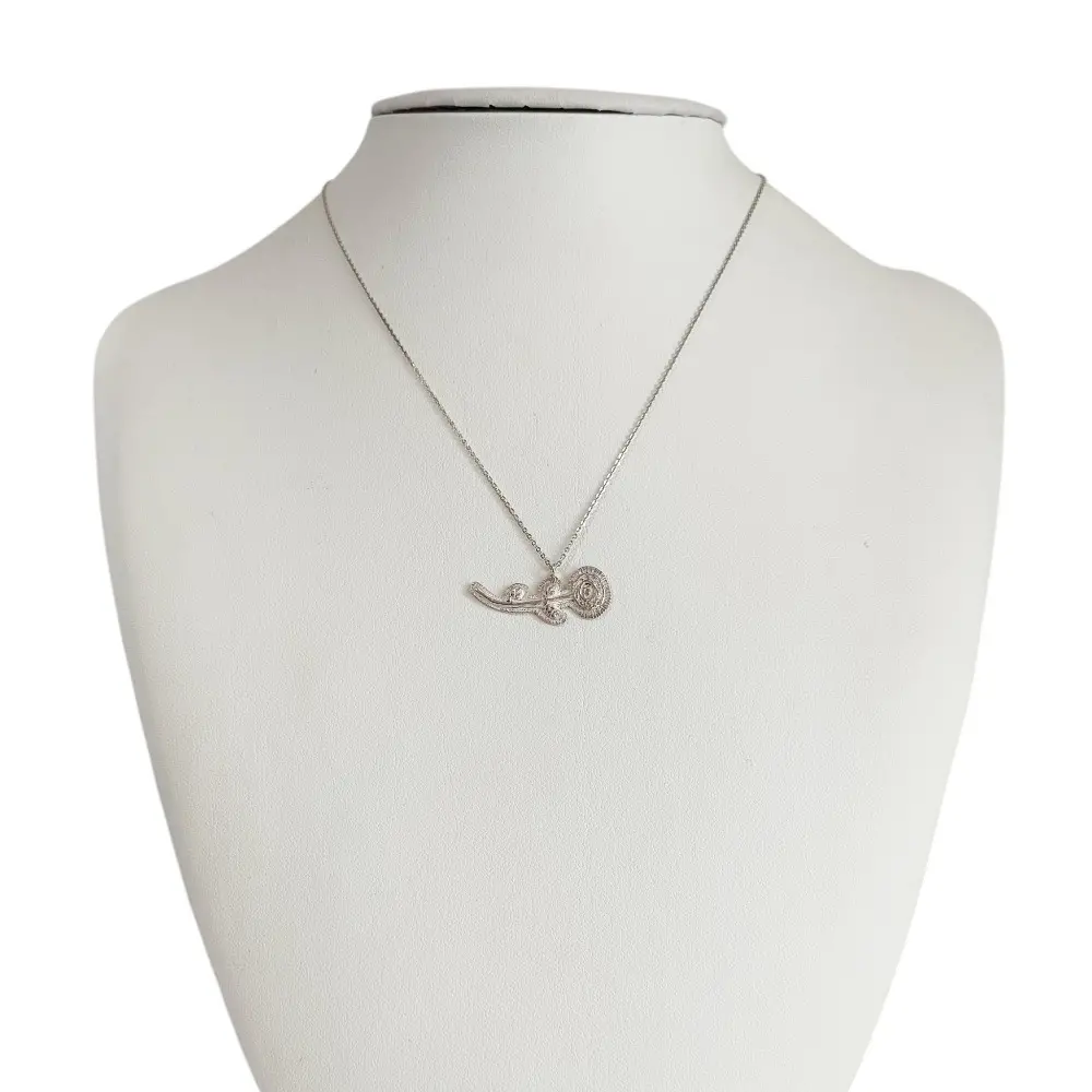 mina perhonen ミナペルホネン シルバー Ryui Hanna チェーン ペンダント ネックレス アクセサリー 箱付き