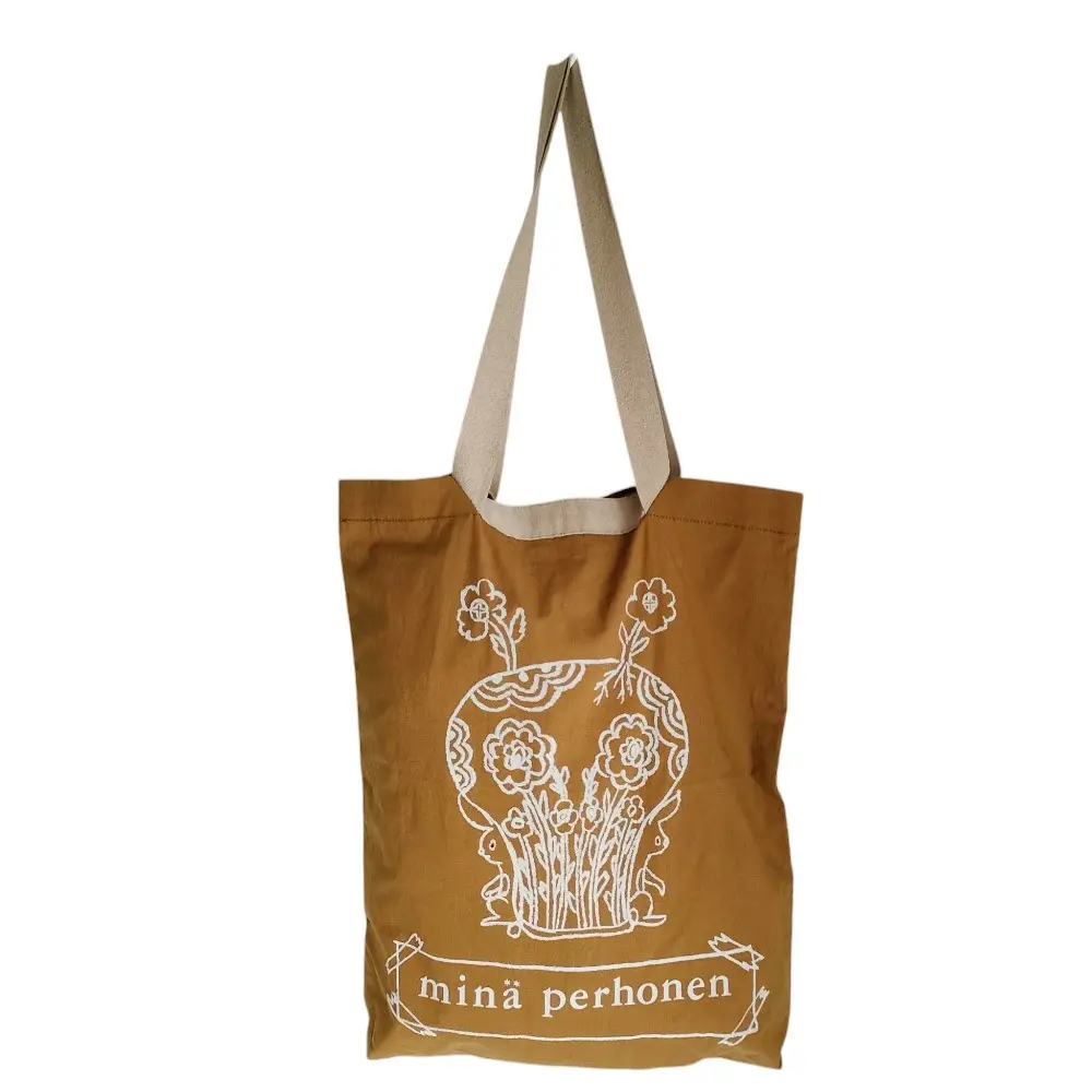 mina perhonen ミナペルホネン Flowery smile ワンマイルバッグ トートバッグ キャメル