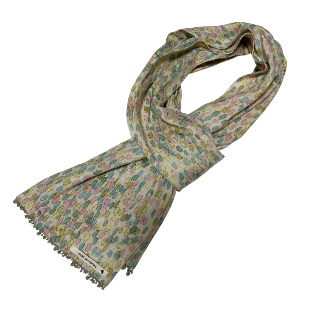 mina perhonen ミナペルホネン jelly beans マフラー ストール マルチカラー