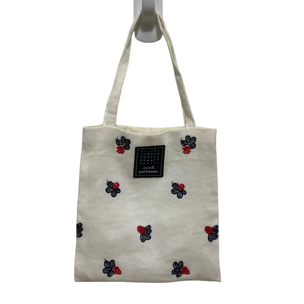 mina perhonen ミナペルホネン light berry ライトベリー ミニバッグ ハンドバッグ aas9312 ホワイト