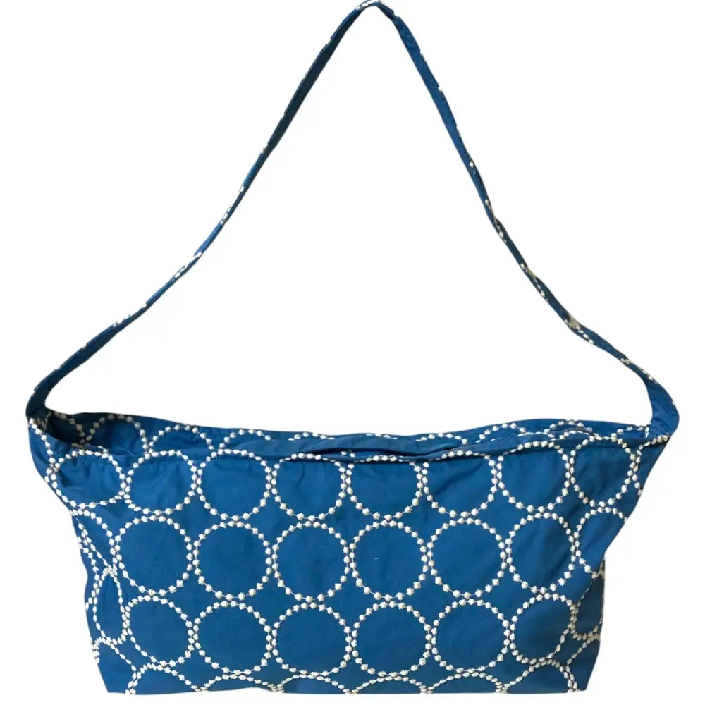 mina perhonen ミナペルホネン tambourine タンバリン ショルダーバッグ ws9173 ブルー ホワイト