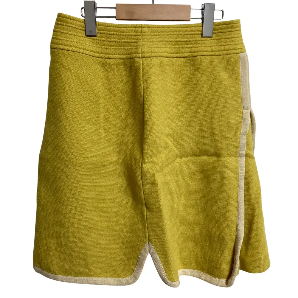 mina perhonen ミナペルホネン good old カシミヤブレンド ひざ丈 タイト スカート イエロー