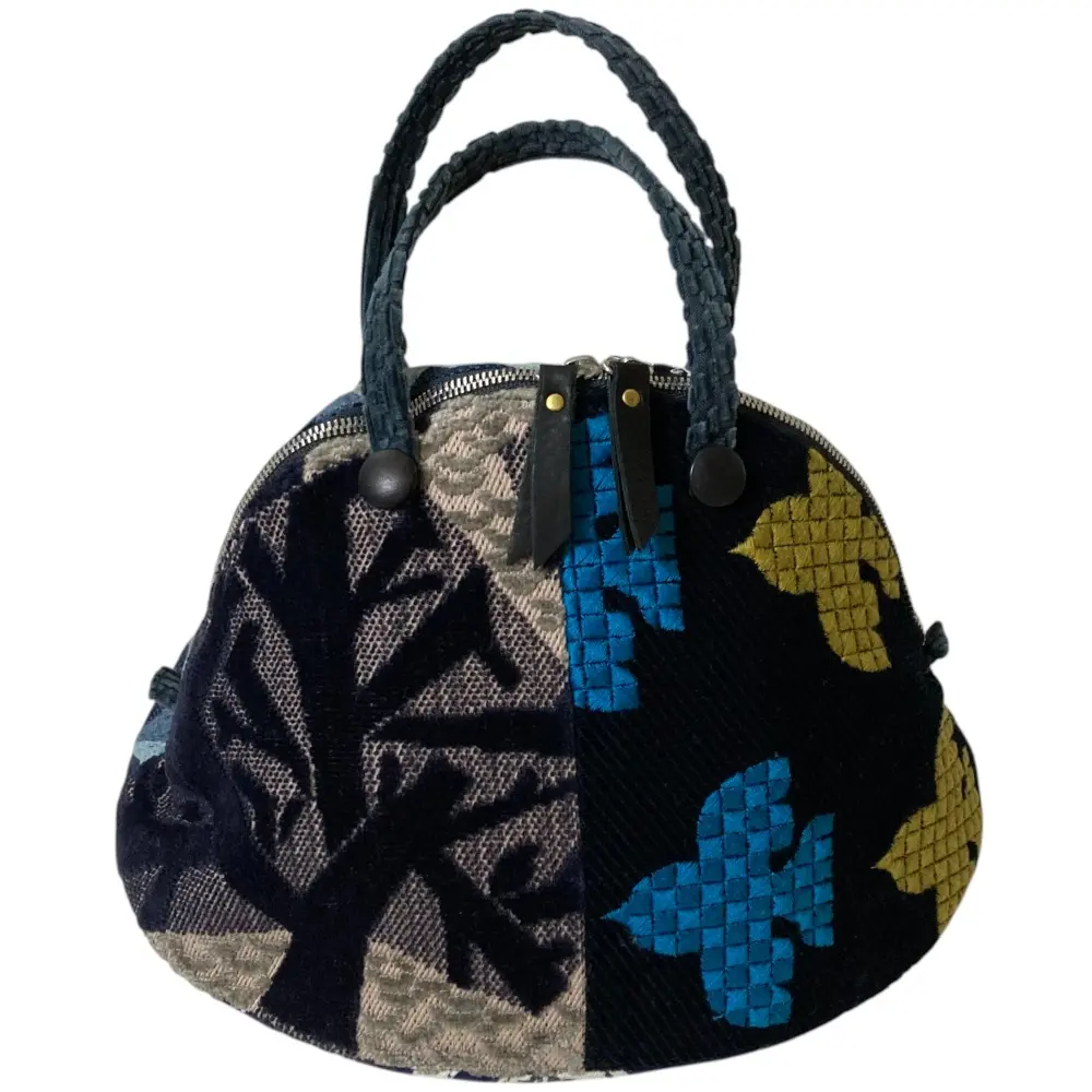 mina perhonen ミナペルホネン bell bag ハンドバッグ  pi0305 ダークミックス マルチカラー