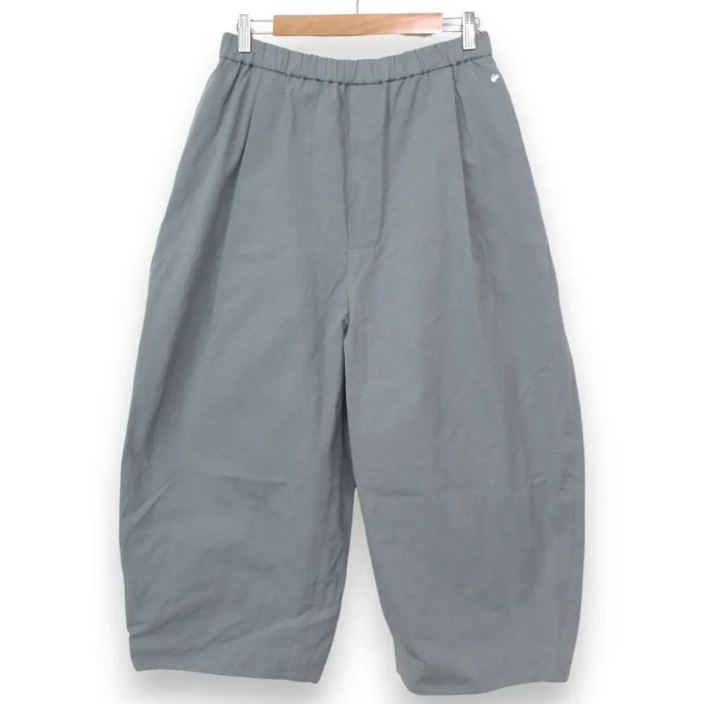 mina perhonen ミナペルホネン harbor イージーワイドパンツ ai4614 Mサイズ ブルーグレー系