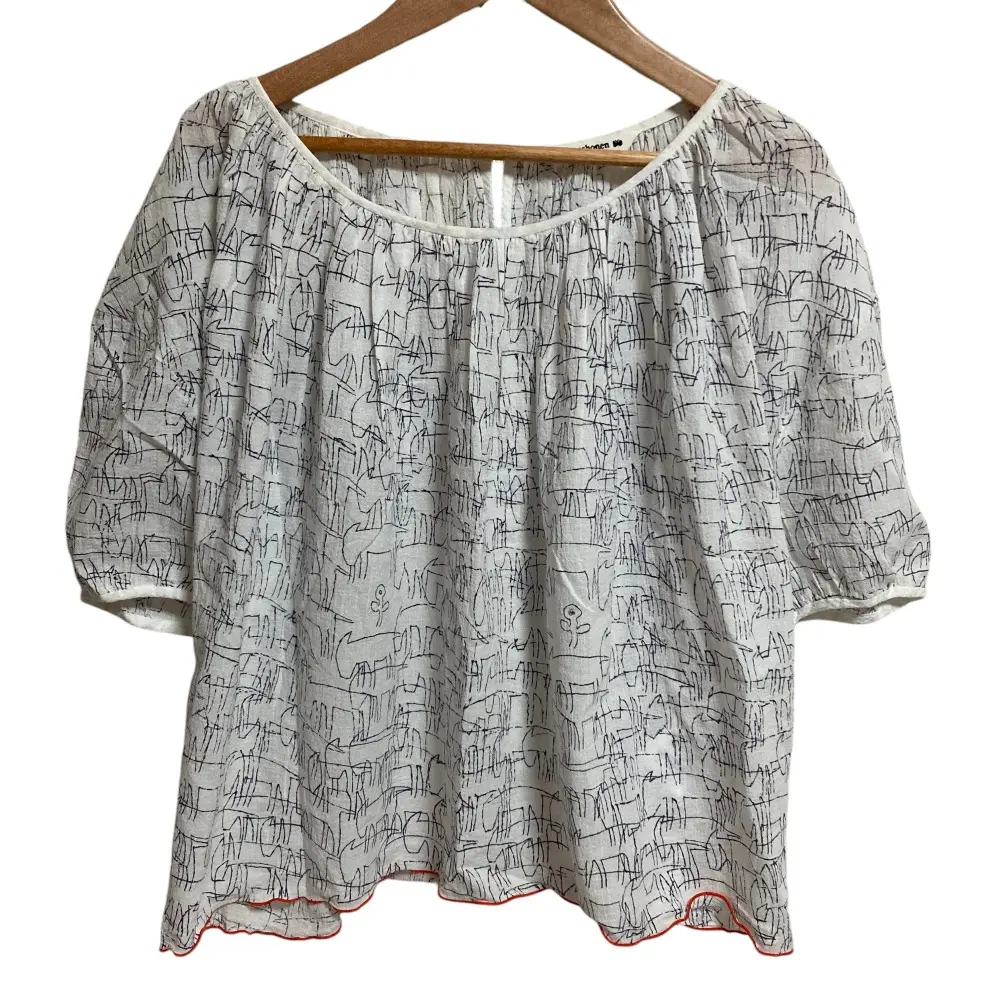 mina perhonen ミナペルホネン treasure ブラウス サイズ38 ホワイト