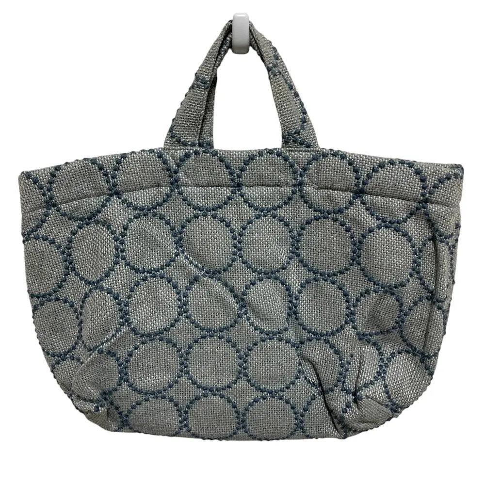 mina perhonen ミナペルホネン tambourine シルクブレンド パニーニバッグ ハンドバッグ ブルー