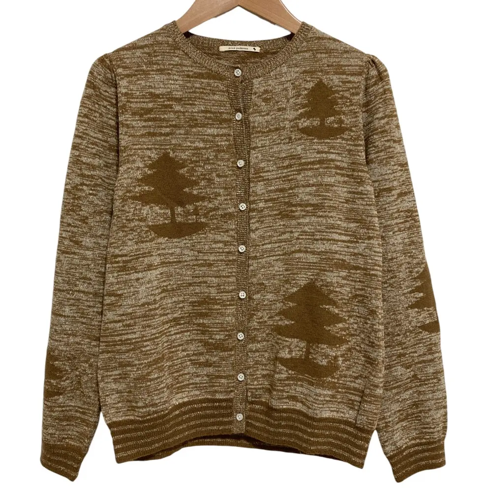 mina perhonen ミナペルホネン mori no umi カーディガン サイズ36 ブラウン