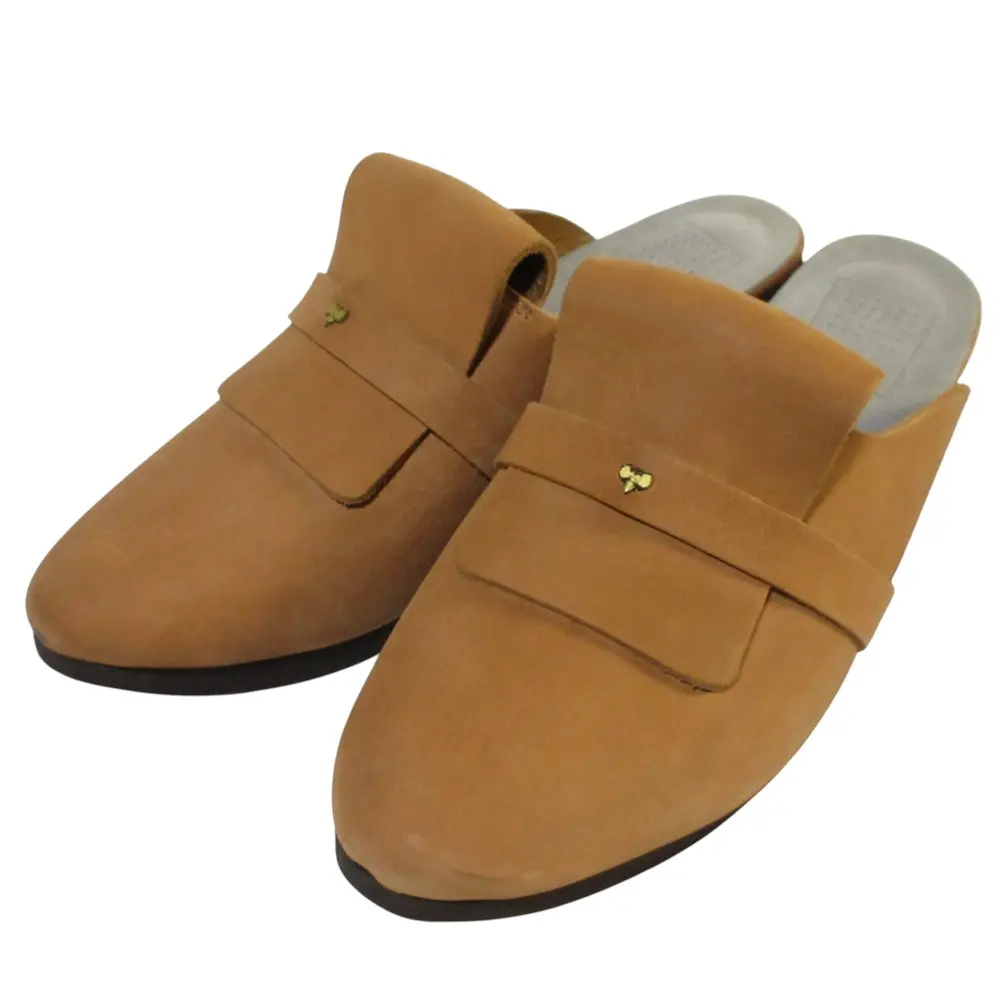 mina perhonen ミナペルホネン pied des bois レザー サボ サンダル qs7735 サイズ37 23.5cm ライトブラウンの買取実績【2025年7月買取】