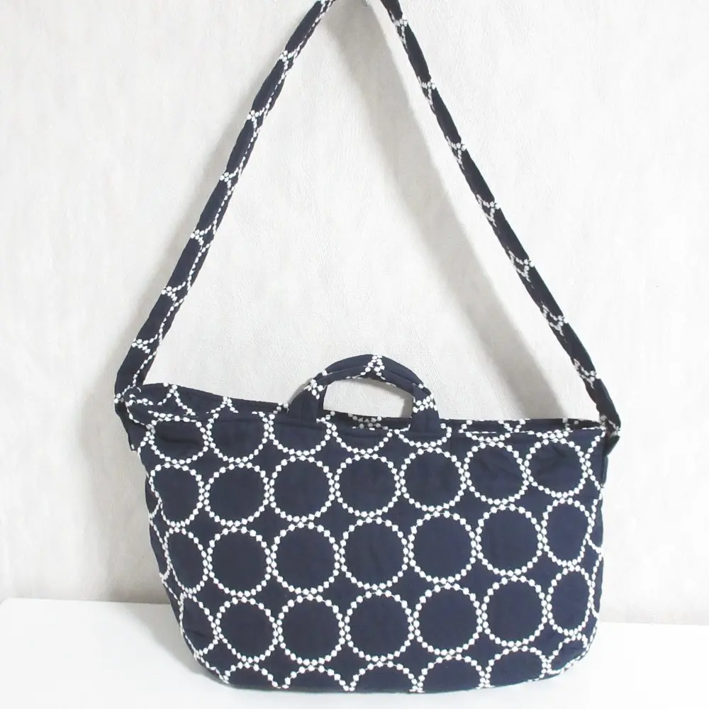25AW mina perhonen ミナペルホネン tambourine タンバリン shoulder bag S ショルダーバッグ ada9281 ネイビー