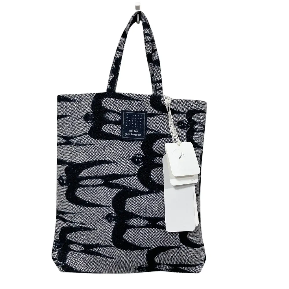 mina perhonen ミナペルホネン toast bag hello swallow トーストバッグ ミニトートバッグ aas9304 ネイビー