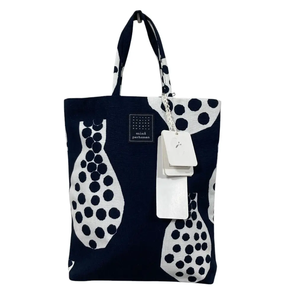 mina perhonen ミナペルホネン toast bag cidre トーストバッグ ミニトートバッグ ys9716 ネイビー