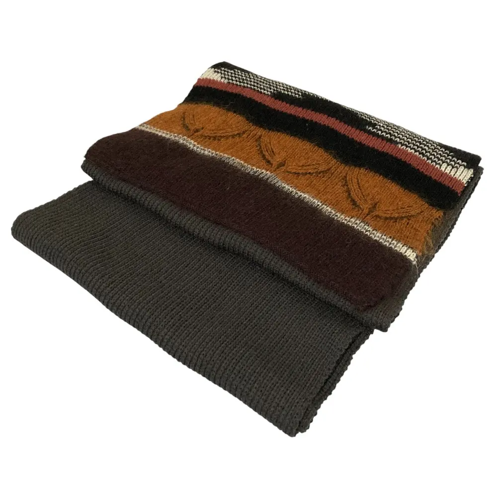MISSONI ミッソーニ ウール ニットマフラー グレー
