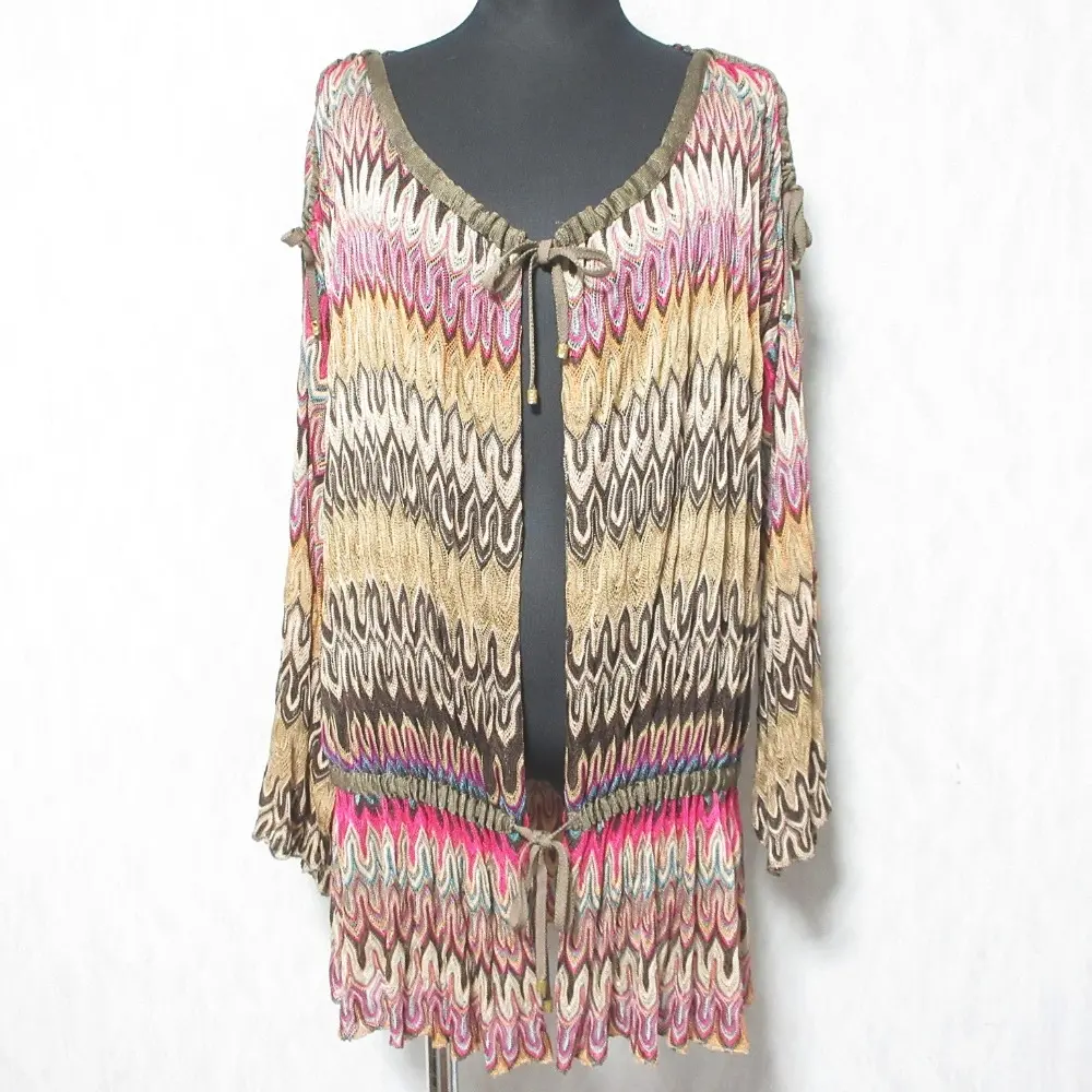 MISSONI ミッソーニ 総柄 ニット カーディガン 46 マルチカラーの買取実績【2025年9月買取】