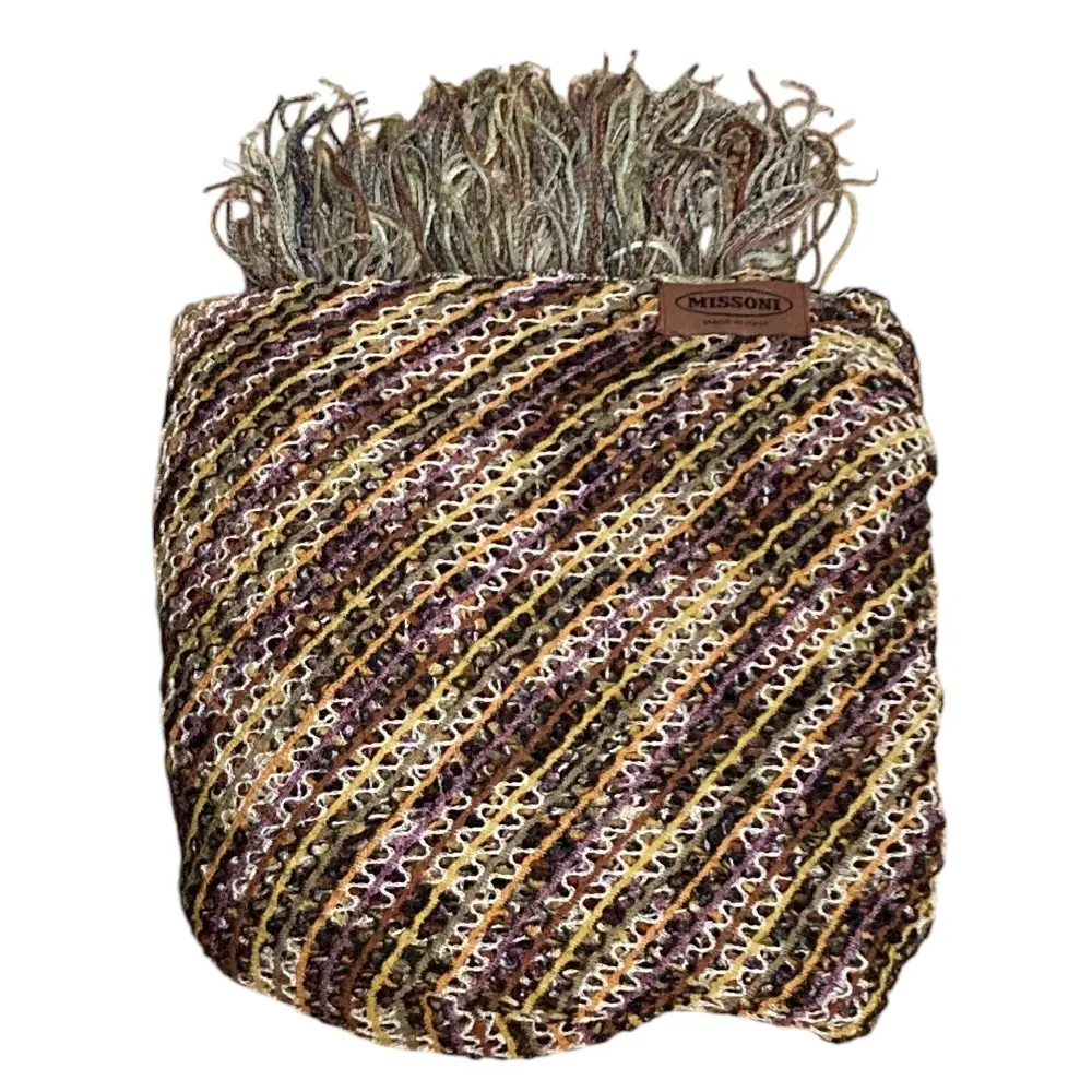 MISSONI ミッソーニ フリンジ メッシュストール マルチカラー
