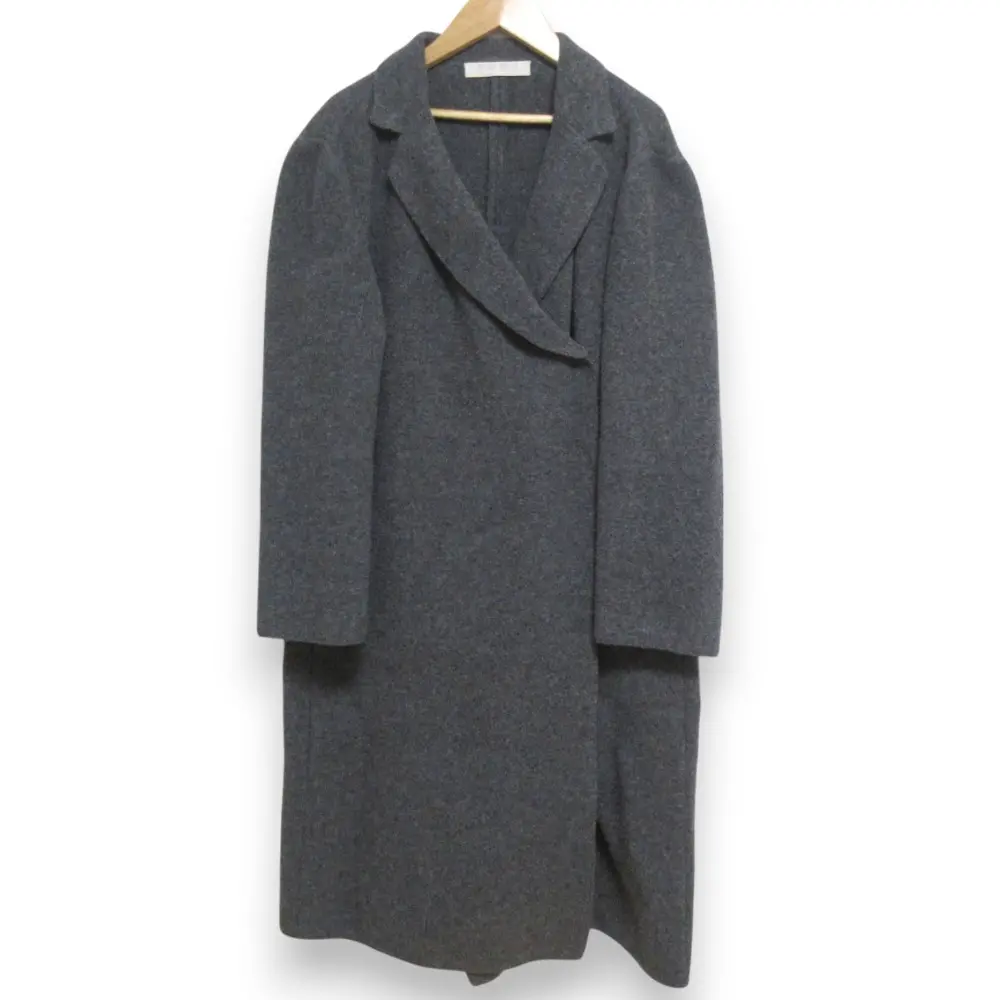 MIUMIU ミュウミュウ ヴィンテージ フリースウール ロングコート チェスターコート 42 グレー