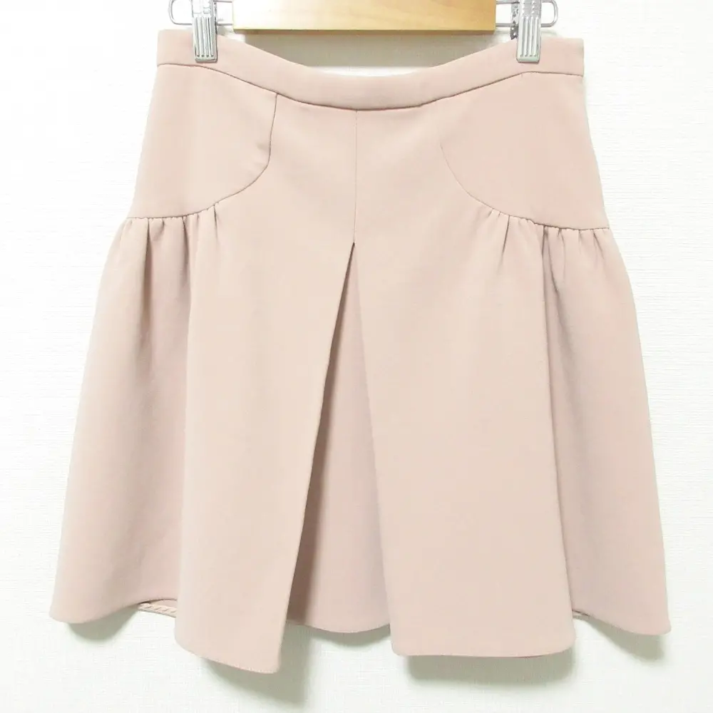 MIUMIU ミュウミュウ ミニフレアスカート 38 ピンク