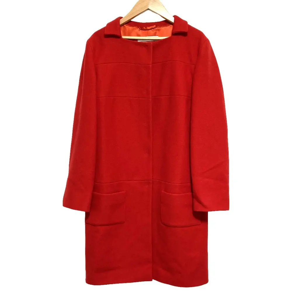 MIUMIU ミュウミュウ ヴィンテージ ウール ロングコート サイズ40 レッド