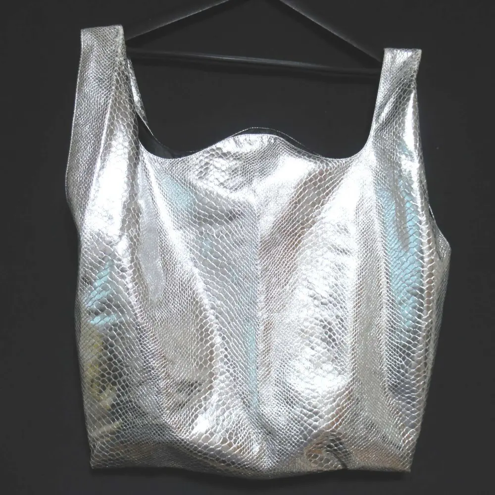 MM6 エムエムシックス メゾンマルジェラ ショッピングトートバッグ S54WC0021 シルバーカラー