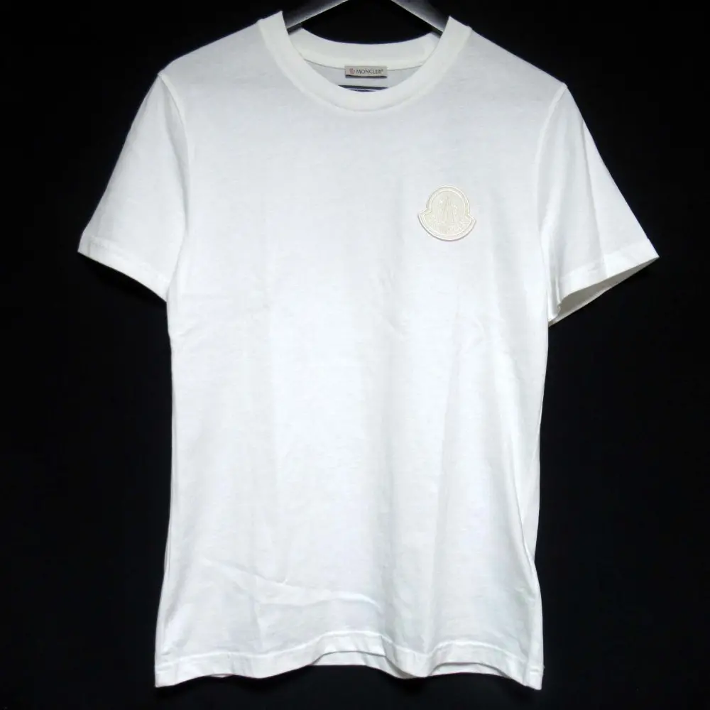 20AW MONCLER モンクレール ワッペン 半袖 Tシャツ XSサイズ ホワイトの買取実績【2025年5月買取】