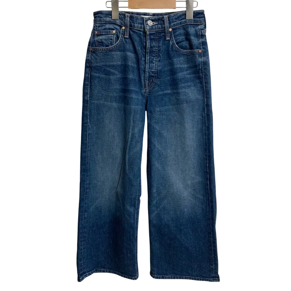 MOTHER マザー SUPERIOR THE TOMCAT ROLLER SHORTY クロップド ワイド デニムパンツ ジーンズ W25 インディゴ