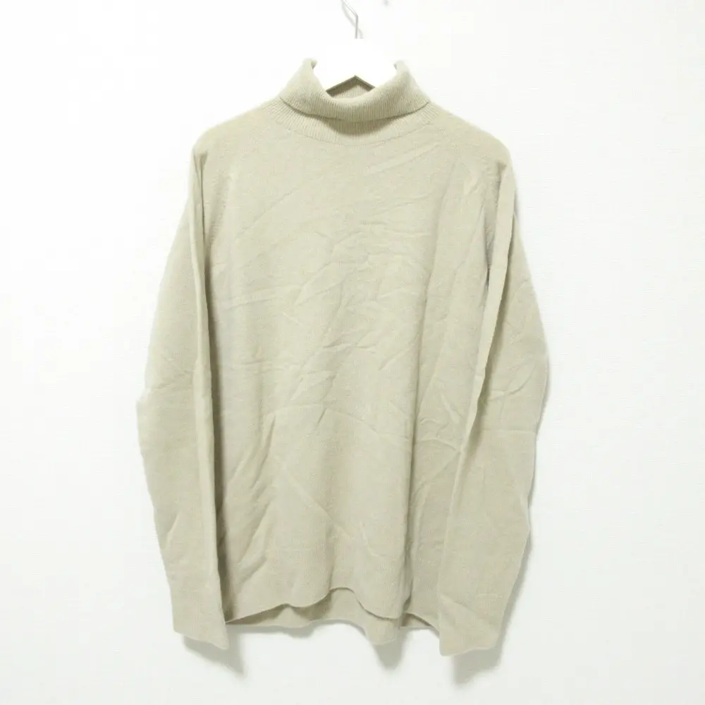 20AW MUSE de Deuxieme Classe ミューズ ドゥーズィエムクラス CAPRI タートルネックプルオーバー ニット セーター ベージュ