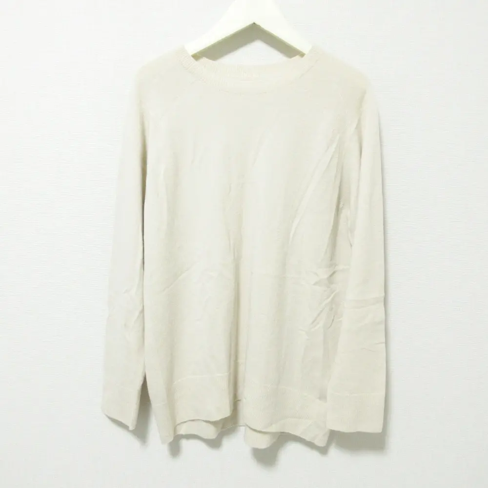 MUSE de Deuxieme Classe ミューズドゥドゥーズィエムクラス CAPRI クルーネックプルオーバー ニット セーター ベージュ