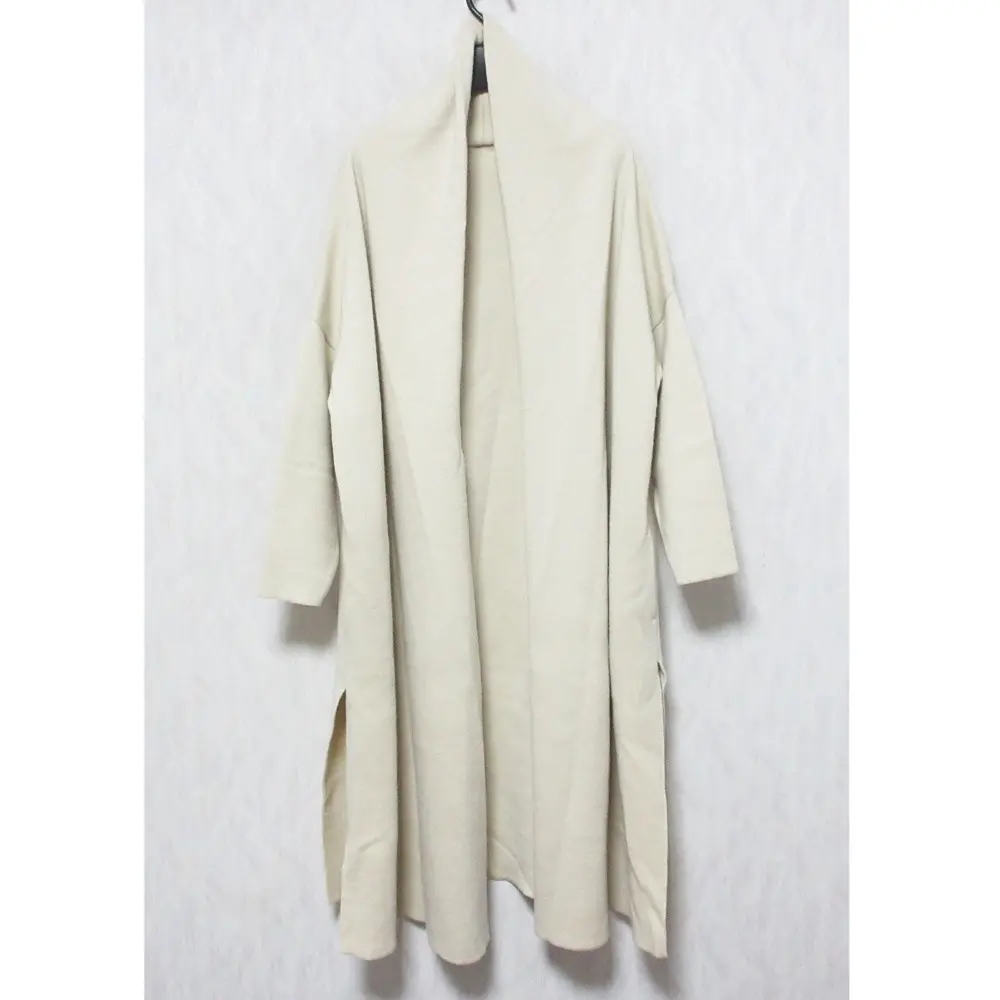 MUSE de Deuxieme Classe ミューズドゥドゥーズィエムクラス スムースニットガウン コート コーディガン ベージュ