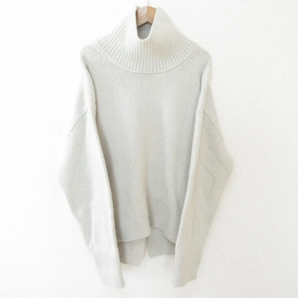 22AW MUSE de Deuxieme Classe ミューズドゥドゥーズィエムクラス JADE MIDI タートルネックプルオーバー ニット セーター ベージュの買取実績【2024年10月買取】