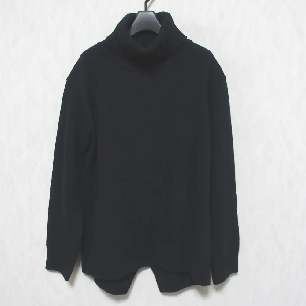 MUSE de Deuxieme Classe ミューズドゥドゥーズィエムクラス JADE タートルネック プルオーバー カシミヤ混 ニット セーター ネイビーの買取実績【2024年10月買取】