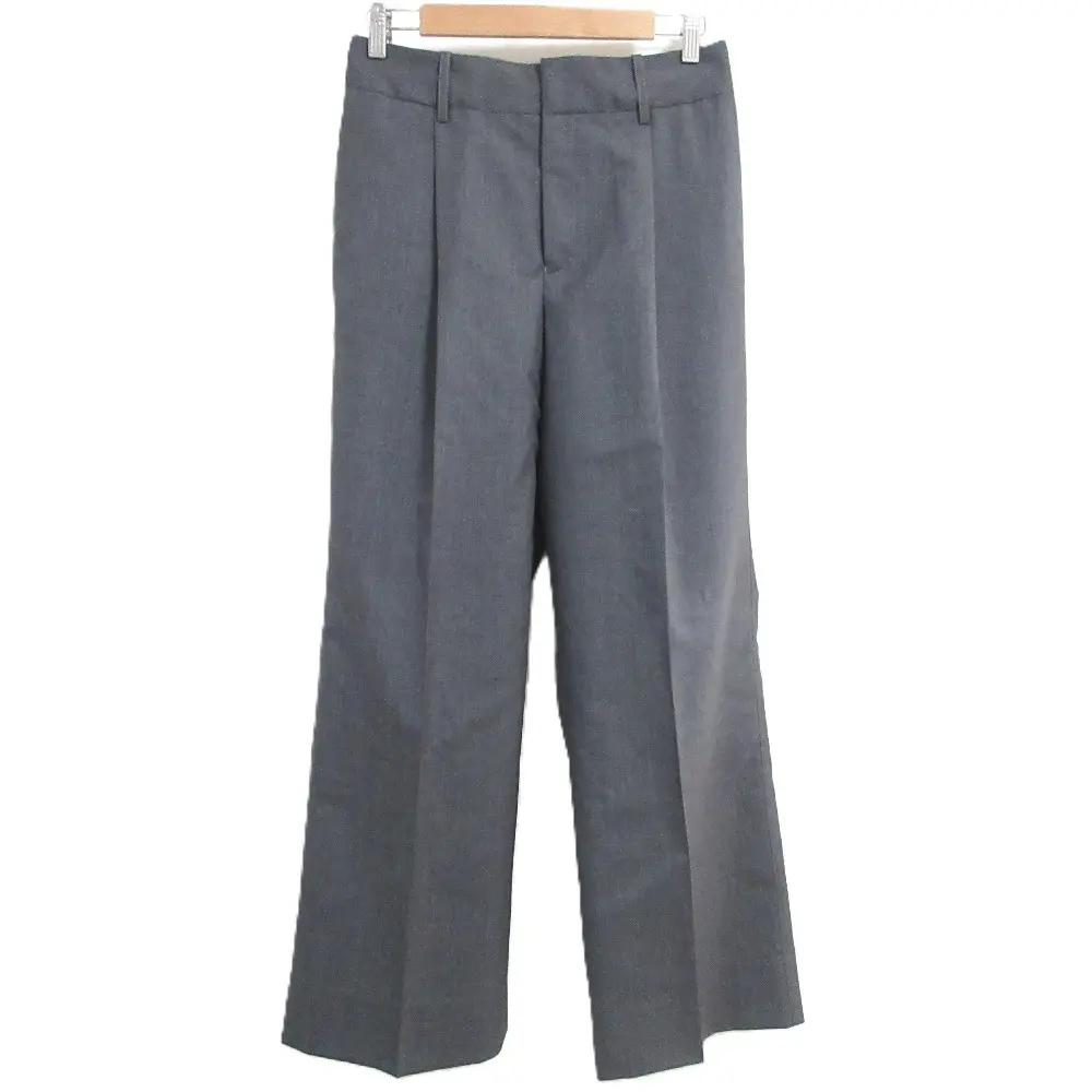 24SS MUSE de Deuxieme Classe ミューズドゥーズィエムクラス nifty スラックスパンツ 38 グレー