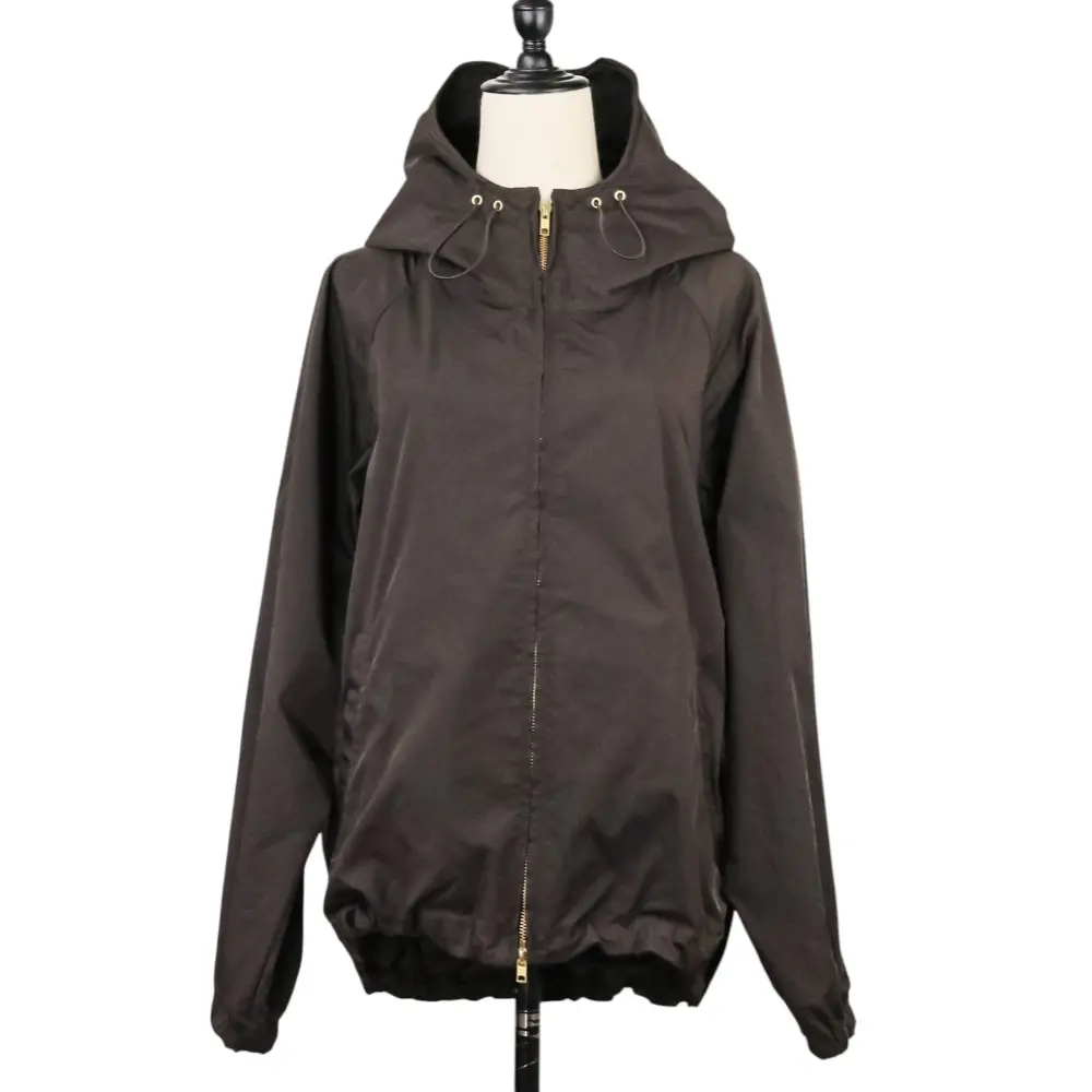 24AW MUSE Deuxieme Classe ミューズ ドゥーズィエムクラス WASHED FULL ZIP ブルゾン サイズF ブラウン