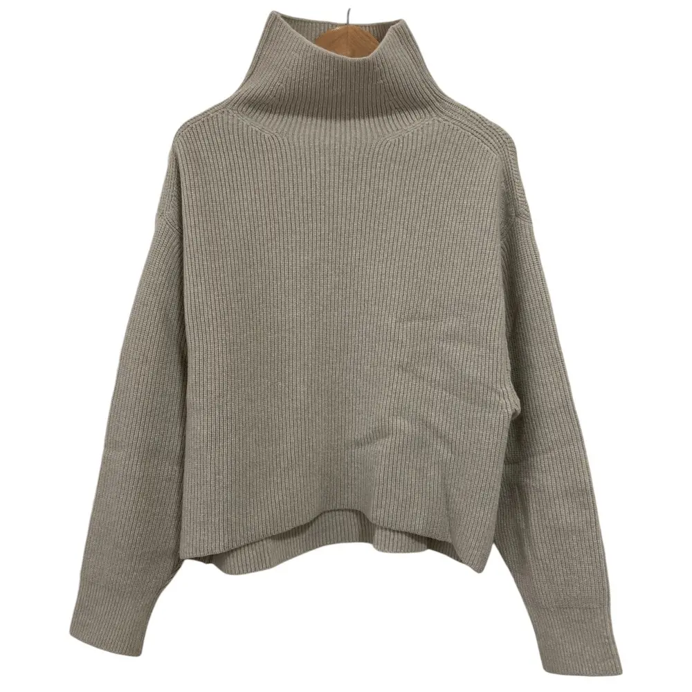 23AW MUSE Deuxieme Classe ミューズドゥーズィエムクラス BLANC アゼ タートルネック ニットプルオーバー ベージュ