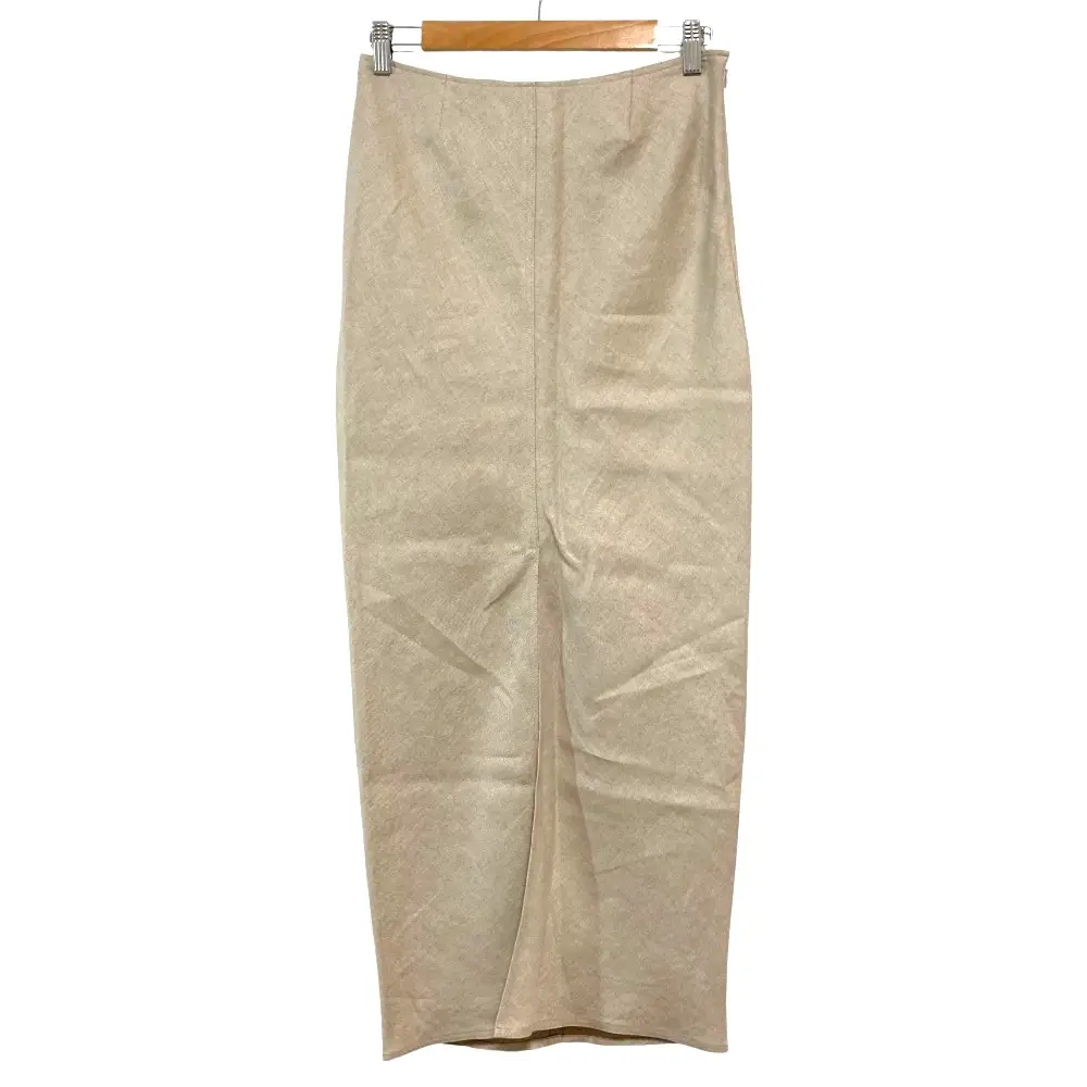 25SS MUSE de Deuxieme Classe ミューズ ドゥ ドゥーズィエム クラス OGLINEN タイトスカート サイズ36 ベージュ