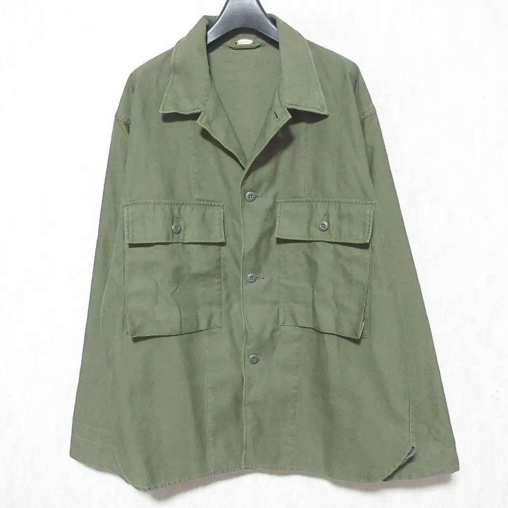 MUSE de Deuxieme Classe ミューズ ドゥーズィエムクラス military シャツジャケット 22010500409010 サイズF オリーブグリーン