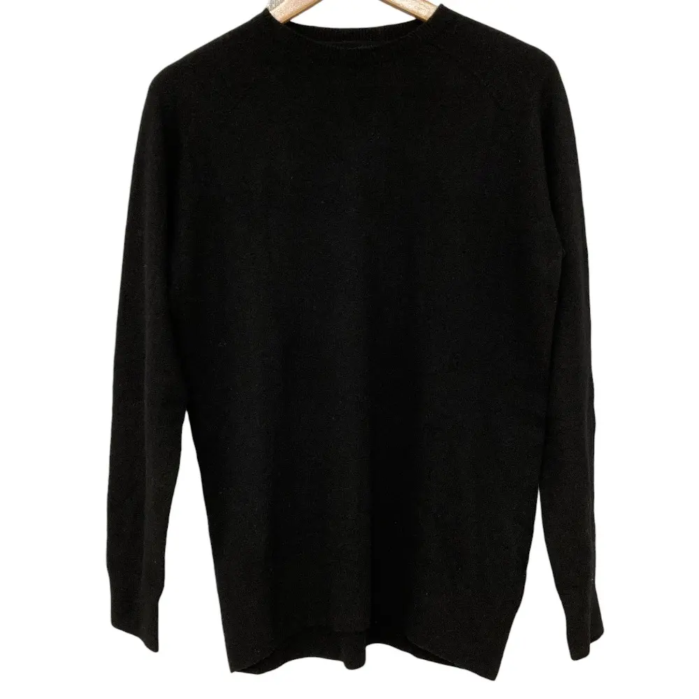 MUSE de Deuxieme Classe ミューズドゥドゥーズィエムクラス CAPRI クルーネック プルオーバー ニット セーター ブラック
