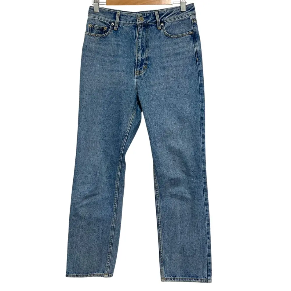 24SS MUSE de Deuxieme Classe ミューズ ドゥーズィーエムクラス SLIM CROPPED デニム パンツ ジーンズ ライトブルー