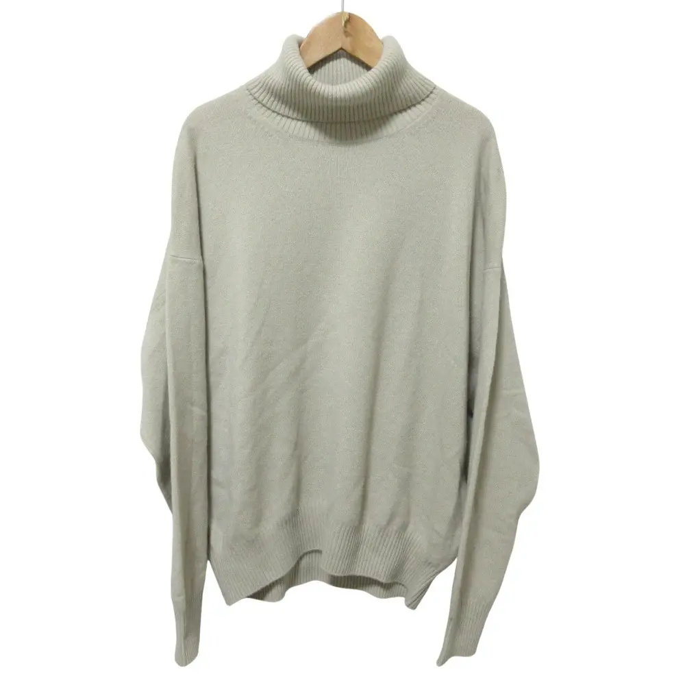 24AW MUSE de Deuxieme Classe ミューズドゥドゥーズィエムクラス JUSPER タートルネックプルオーバー セーター グレージュ