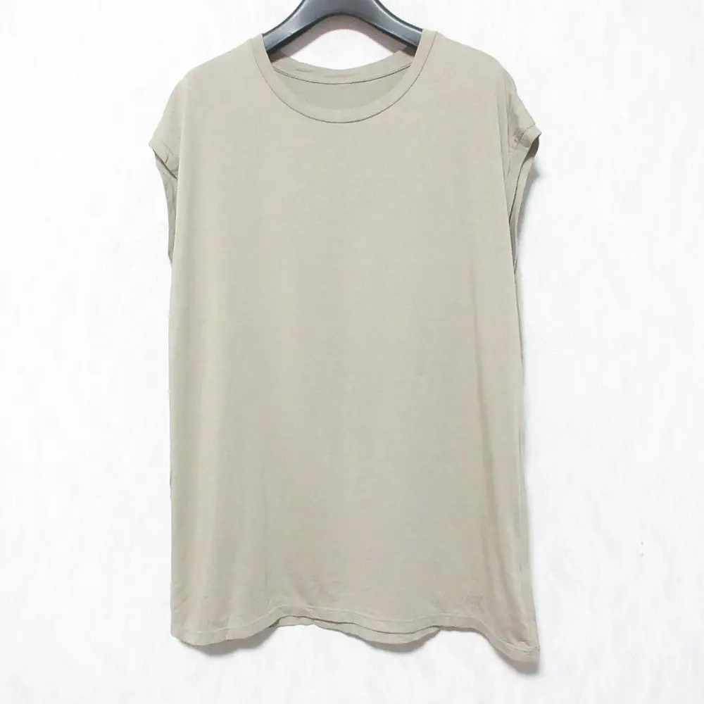 MUSE ミューズ ドゥーズィエムクラス loosey クルーネック ノースリーブ カットソー 20070500407110 カーキ