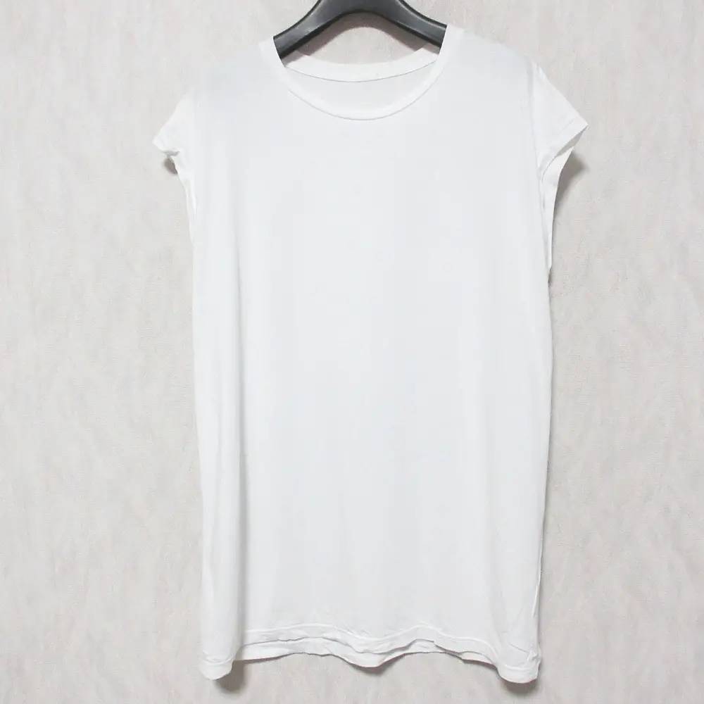 MUSE de Deuxieme Classe ミューズドゥドゥーズィエムクラス loosey クルーネック ノースリーブ カットソー ホワイト
