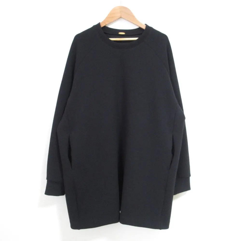 MUSE de Deuxieme Classe ミューズドゥーズィエムクラス dumble fit オーバープルオーバー チュニック ブラック