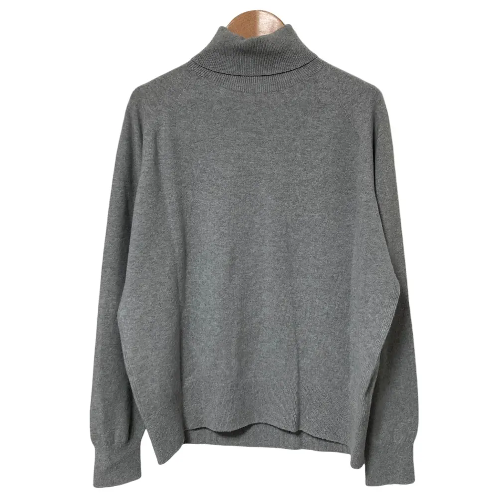24AW MUSE de deuxieme classe ミューズドゥーズィエムクラス CAPRI タートルネック ウールニット セーター グレー