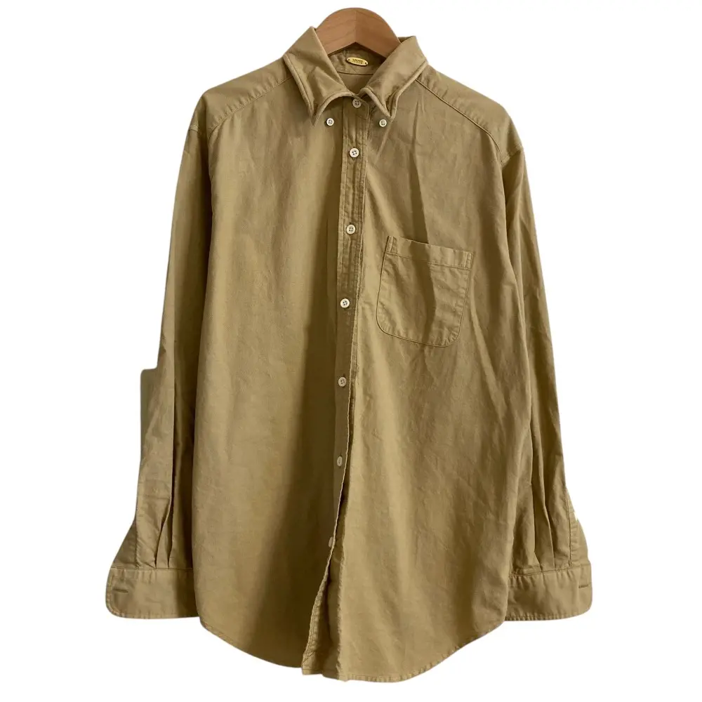 MUSE de Deuxieme Classe ミューズ ドゥーズィエムクラス OXFORD BDシャツ サイズF ベージュ
