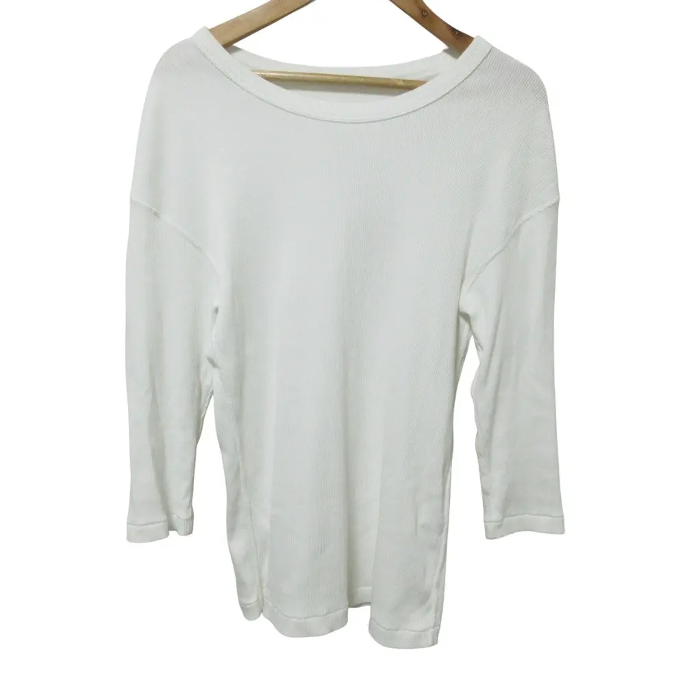 23SS MUSE de Deuxieme Classe ミューズドゥドゥーズィエムクラス dignity Tシャツ リブ カットソー ホワイト